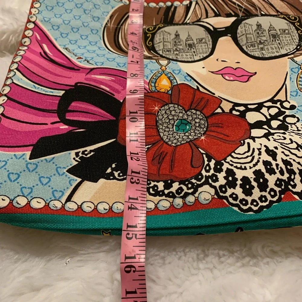 BRIGHTON bright and colorful “Sparkle and Shine” oversized Tote bag NWT - Picture 13 of 13